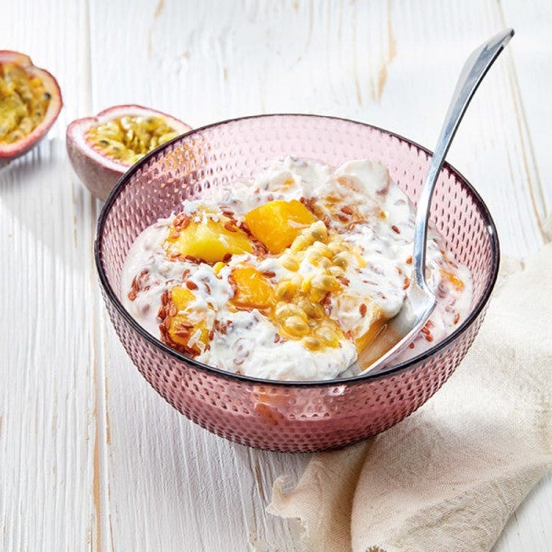 Skyr à la mangue pour le petit déjeuner