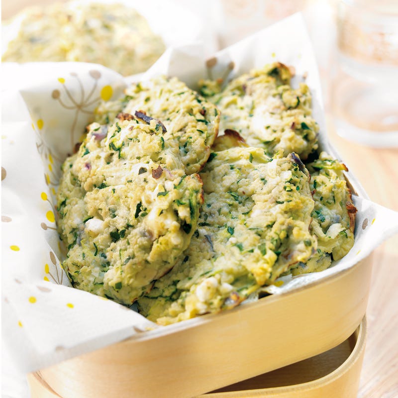 Photo de/du Galettes de courgette à la feta par WW