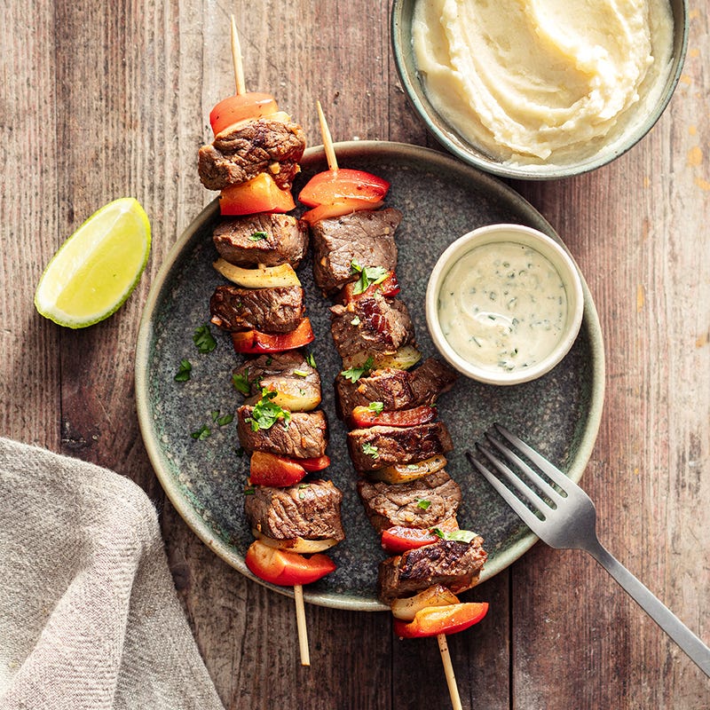Brochettes de bœuf façon thaï