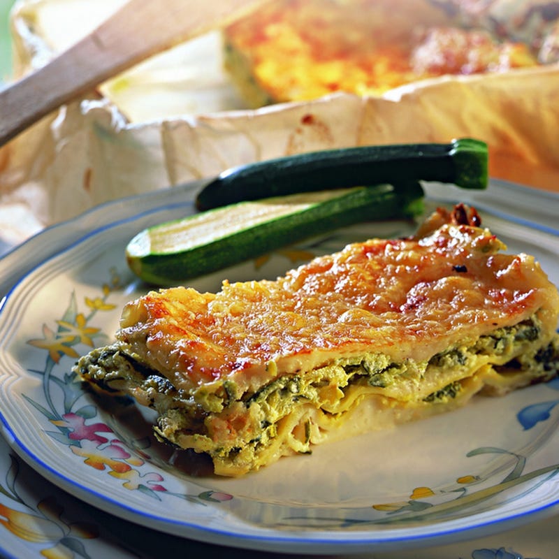 Photo de/du Lasagnes aux courgettes et chèvre par WW