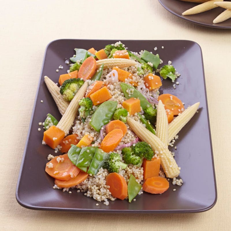 Wok de quinoa végétarien