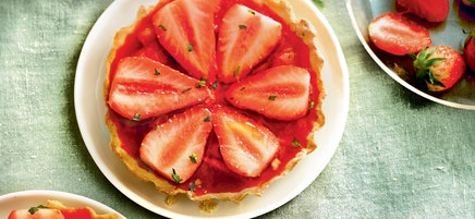 Tartelettes fraise basilic