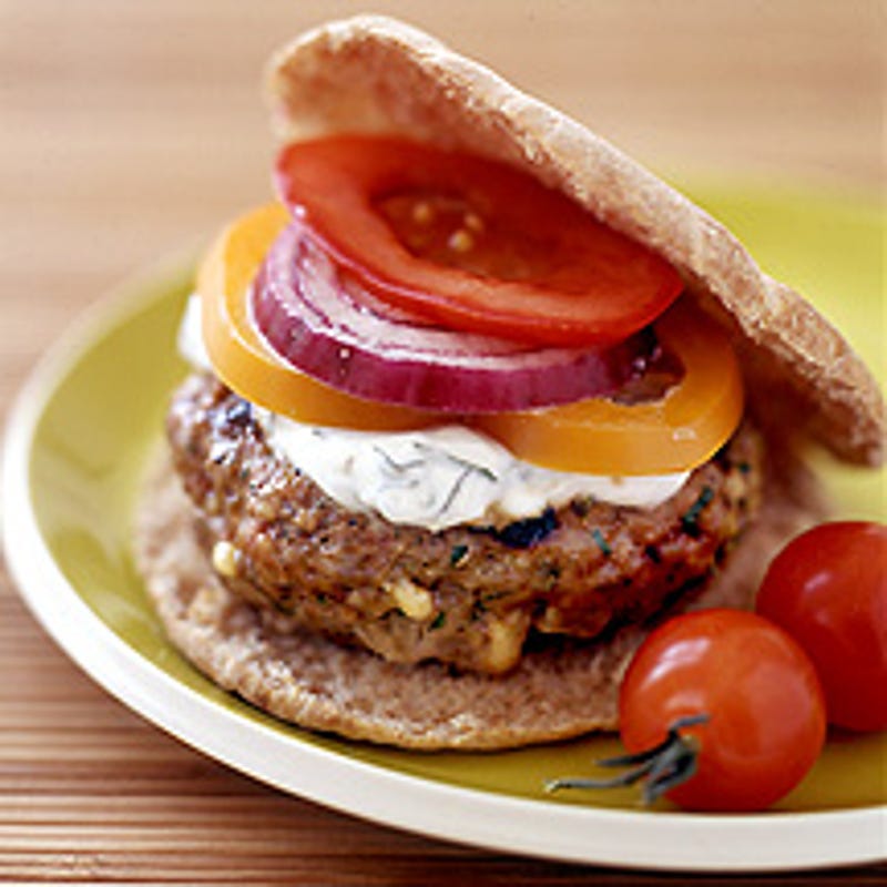 Photo de/du Hamburger à la feta et à l’agneau par WW