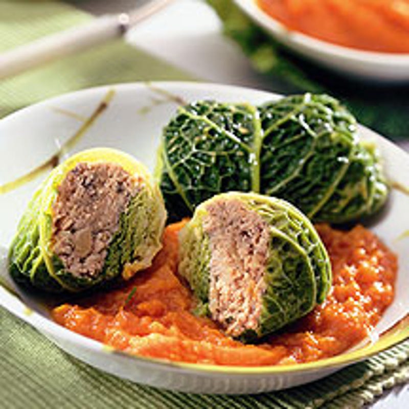 Photo de/du Mousse de dinde en papillote de chou par WW