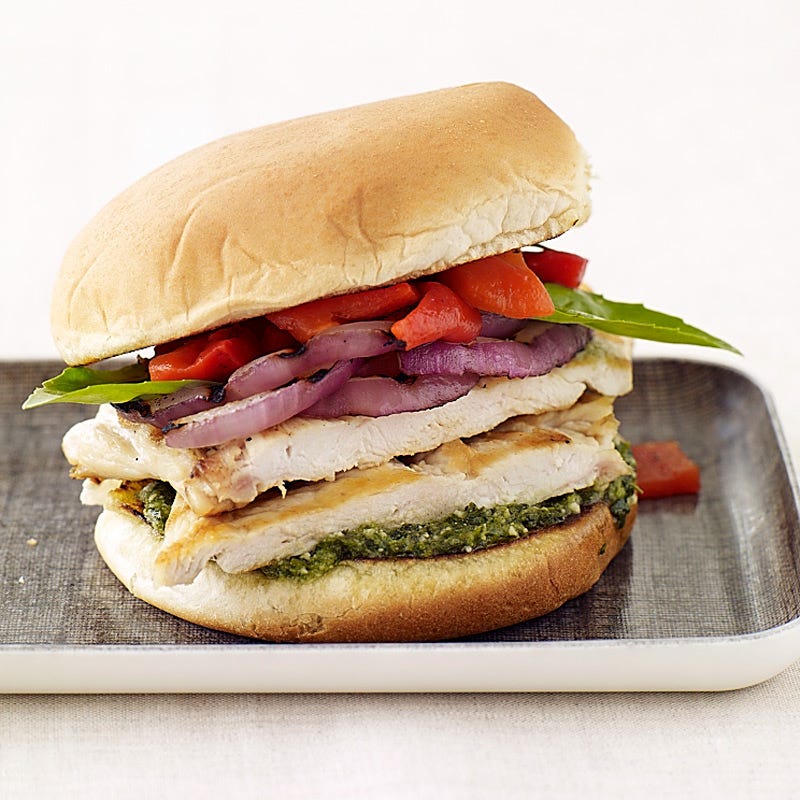 Photo de/du Burger au poulet grillé par WW