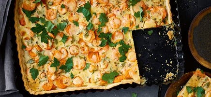 Tarte salée aux carottes