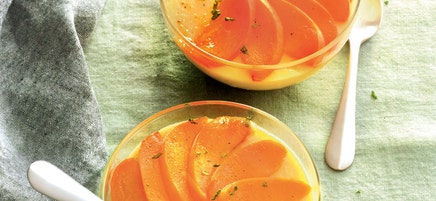 Crème abricotée au lait d'amande