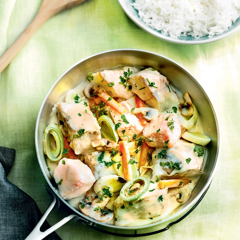 Blanquette de poissons au riz