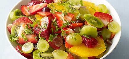 Salade de fruits colorée
