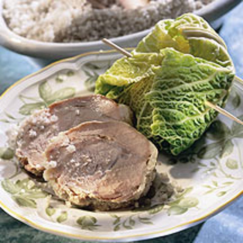 Photo de/du Rôti de porc en croûte de sel par WW