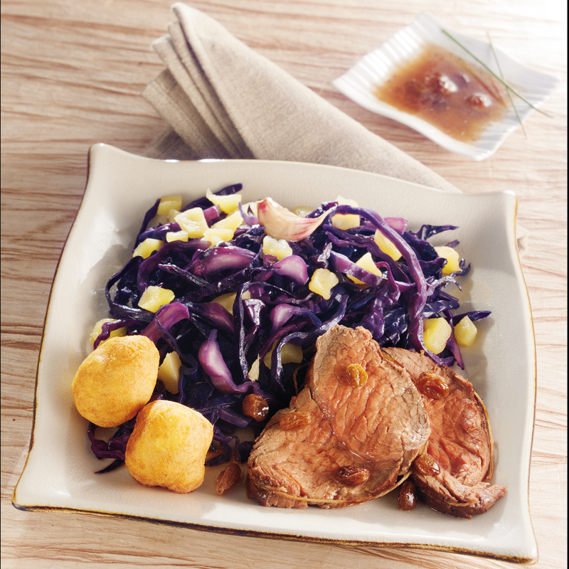 Photo de/du Rôti de boeuf au chou rouge par WW