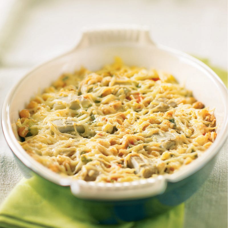 Photo de/du Pois chiches au riz et légumes gratinés par WW