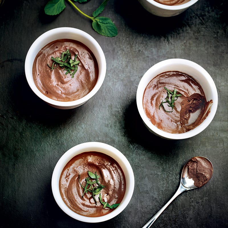 Petites mousses choco menthe