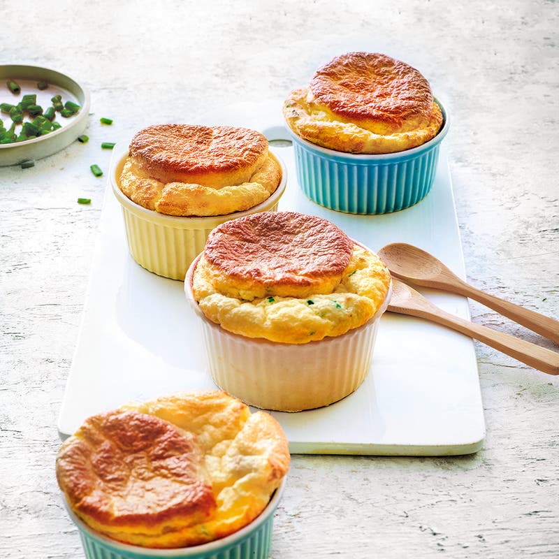 Petit soufflé au fromage blanc