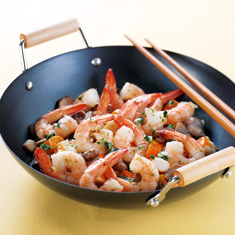 Photo de/du Poêlée de surimi et de crevettes par WW