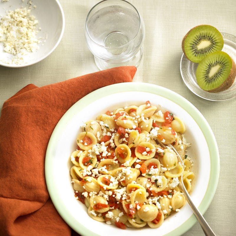 Photo de/du Pâtes sauce tomate à la feta par WW