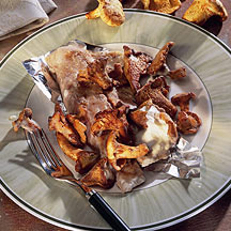 Photo de/du Perche du Nil aux girolles en papillote par WW