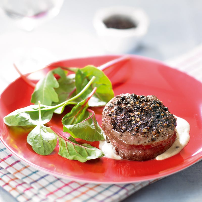 Photo de/du Tournedos au poivre noir par WW