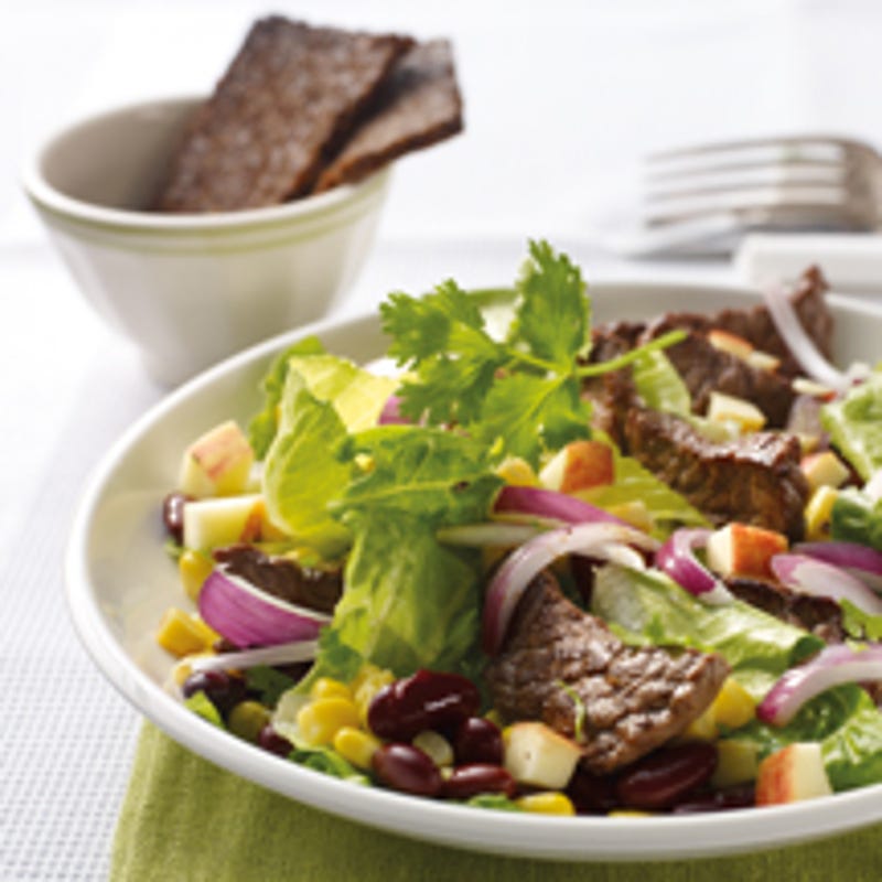 Photo de/du Salade au filet de boeuf par WW