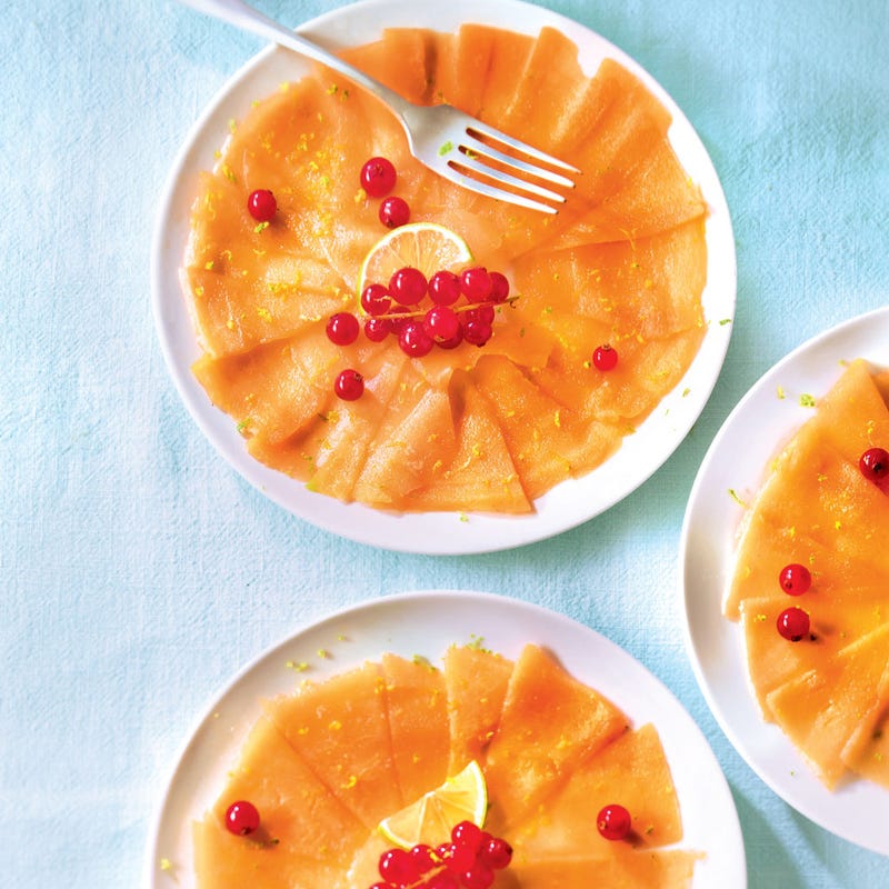 Photo de/du Carpaccio de melon parfumé au citron vert par WW
