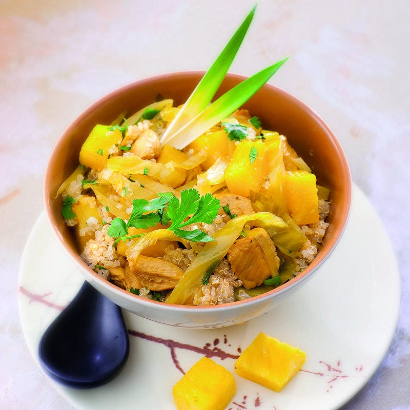 Photo de/du Poulet à l'ananas et quinoa par WW