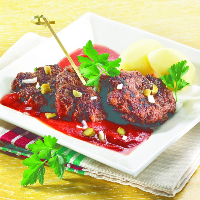 Photo de/du Galettes de viande sauce piquante par WW