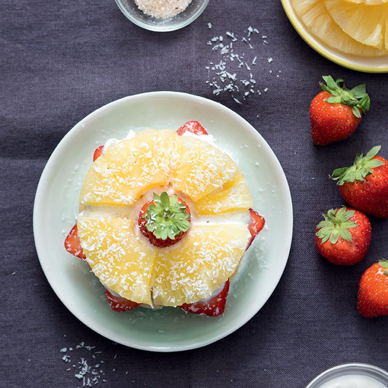 Photo de/du Millefeuille d'ananas à la fraise par WW