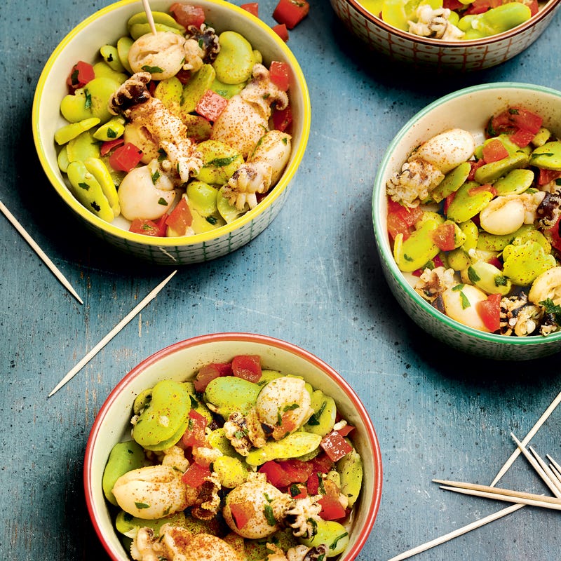 Tapas de seiches à la catalane