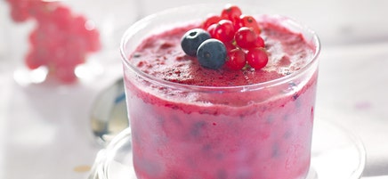 Parfait glacé aux fruits rouges
