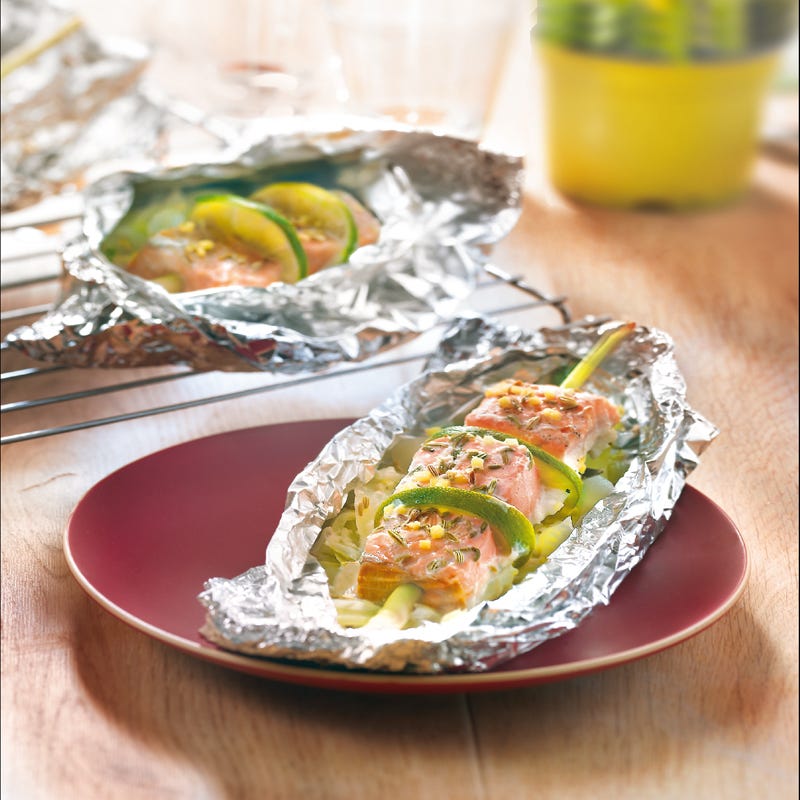 Photo de/du Papillote de saumon et fenouil à la citronnelle par WW