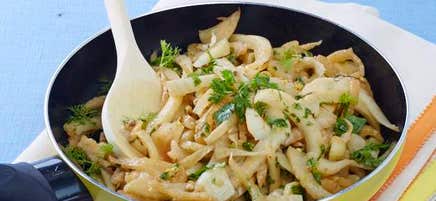 Poêlée de fenouil au pamplemousse et à la coriandre