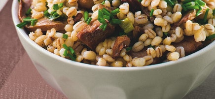 Orge aux champignons sauvages