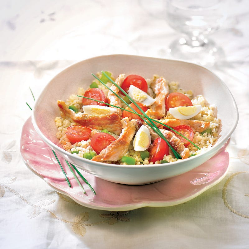 Photo de/du Boulgour au poulet en salade par WW