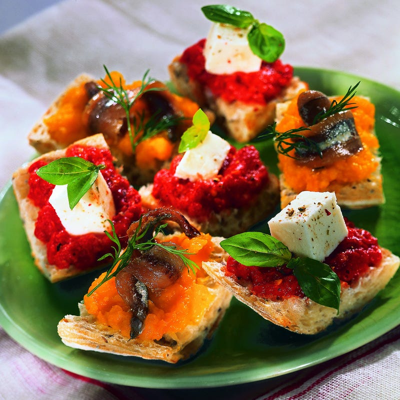 Photo de/du Bruschetta aux 2 caviars par WW