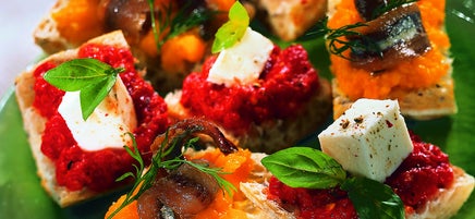 Bruschetta aux 2 caviars