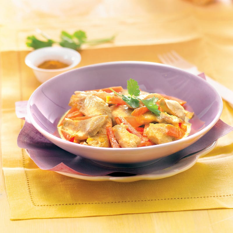 Photo de/du Aiguillettes de dinde au curry par WW