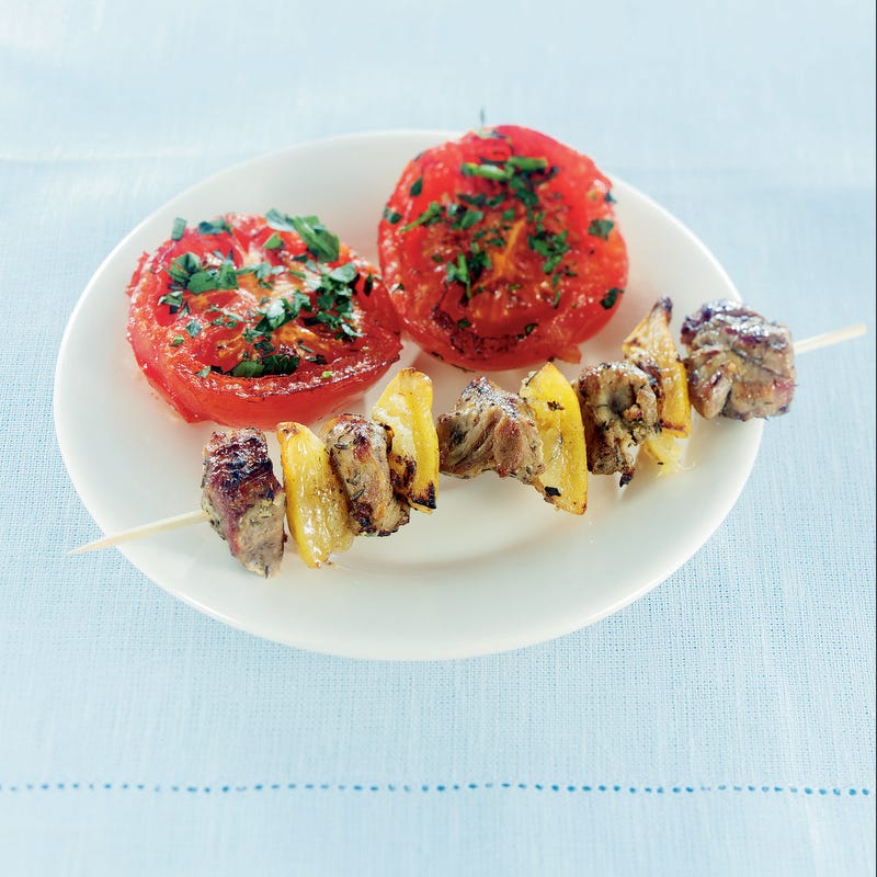 Photo de/du Brochettes d'agneau au citron confit par WW