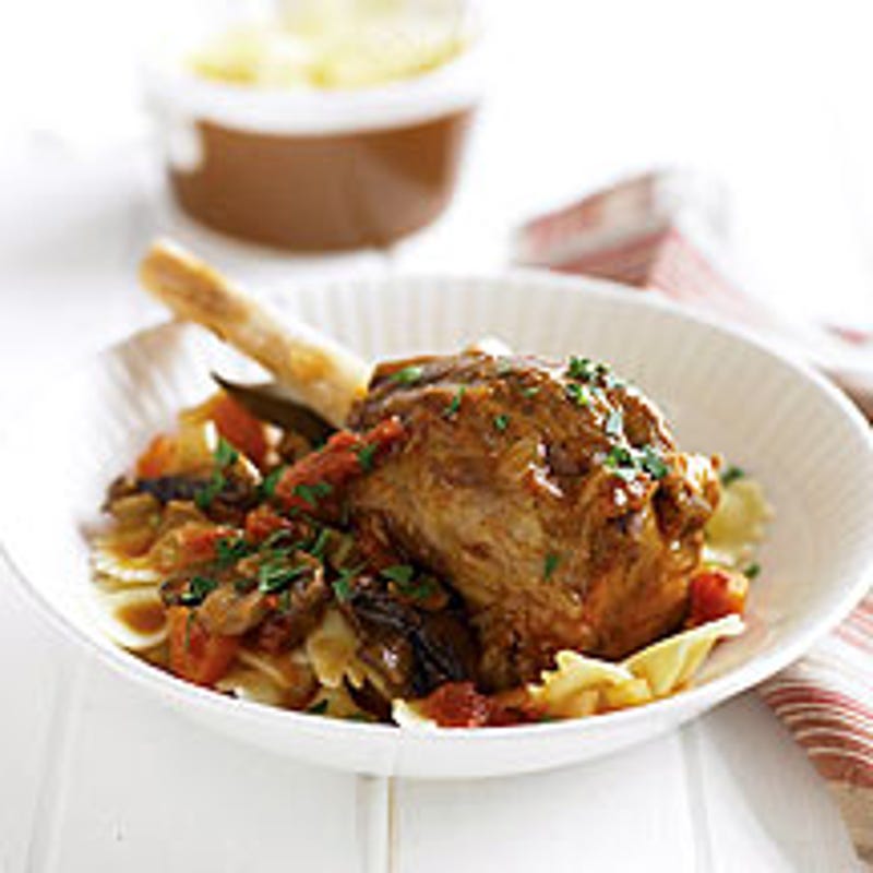 Photo de/du Jarret d’agneau aux champignons par WW