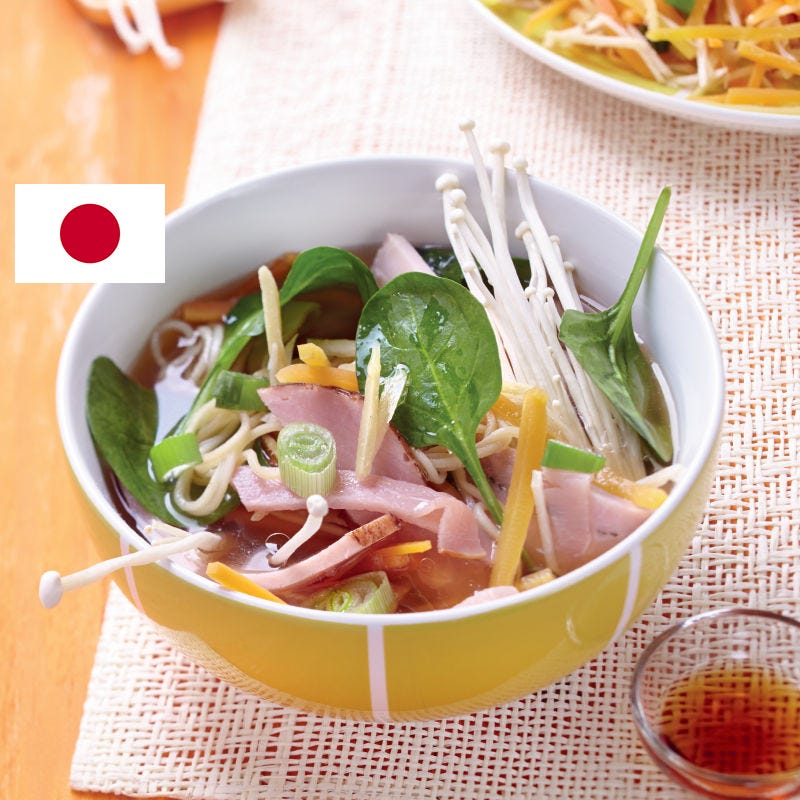 Nouilles façon ramen au porc