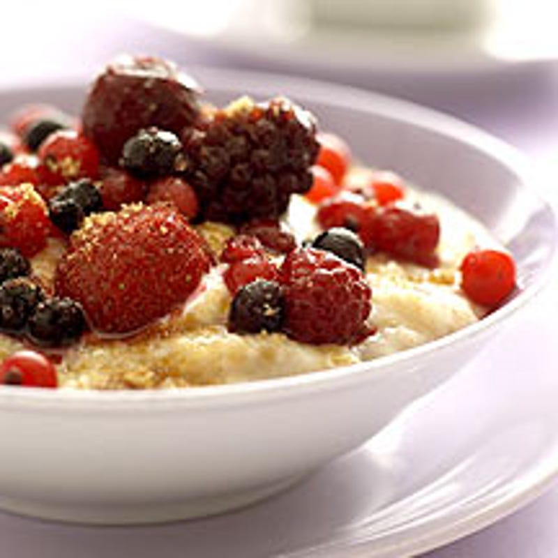 Porridge aux fruits d’été