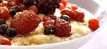 Porridge aux fruits d’été
