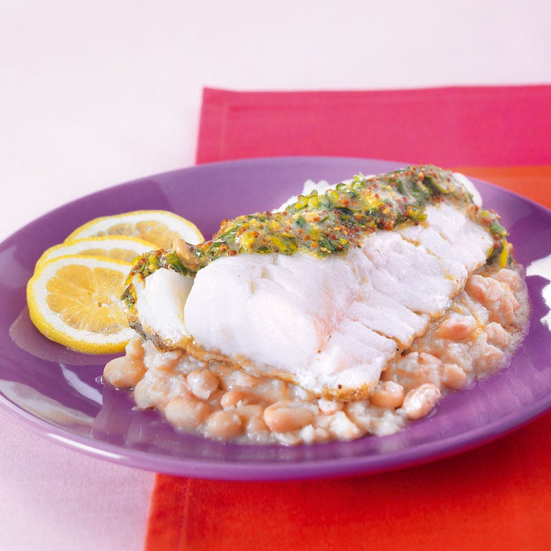 Photo de/du Cabillaud rôti, pressée de mojettes par WW