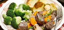 Ragoût de chevreuil et pommes de terres