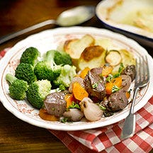 Ragoût de chevreuil et pommes de terres