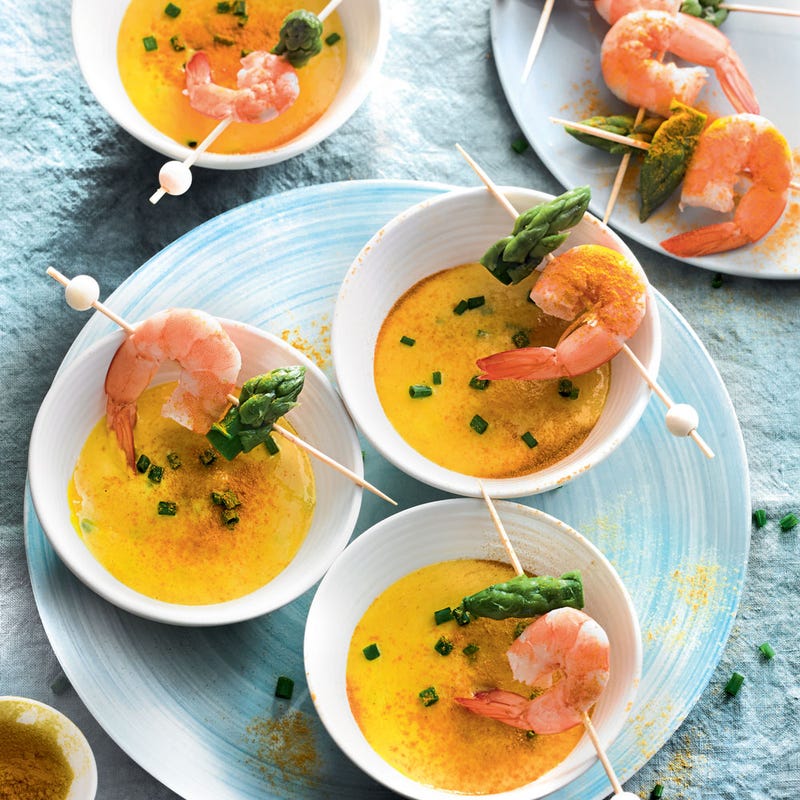 Photo de/du Crevettes et dips à la mangue par WW