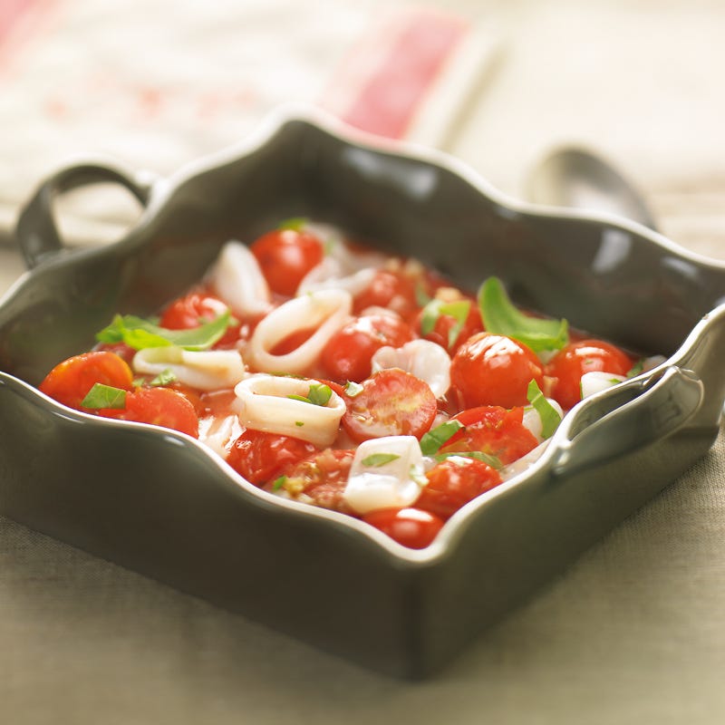 Photo de/du Calamars aux tomates cerises par WW