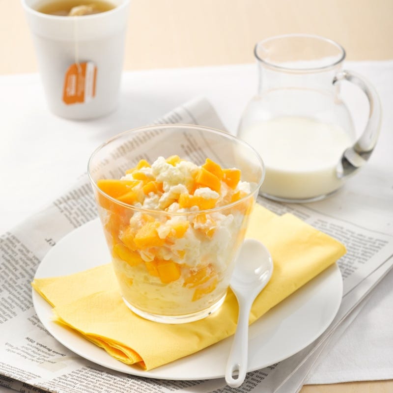 Riz au lait à la mangue