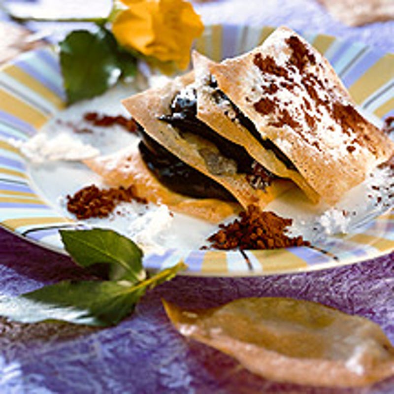 Photo de/du Millefeuille au chocolat corsé par WW