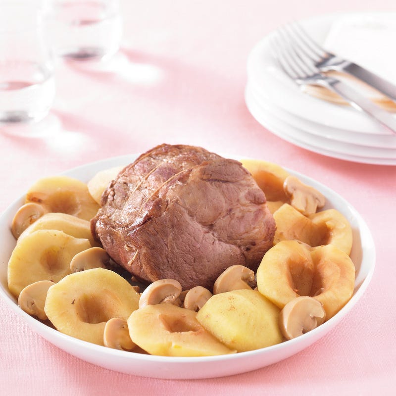 Photo de/du Rôti de porc aux pommes et au cidre par WW