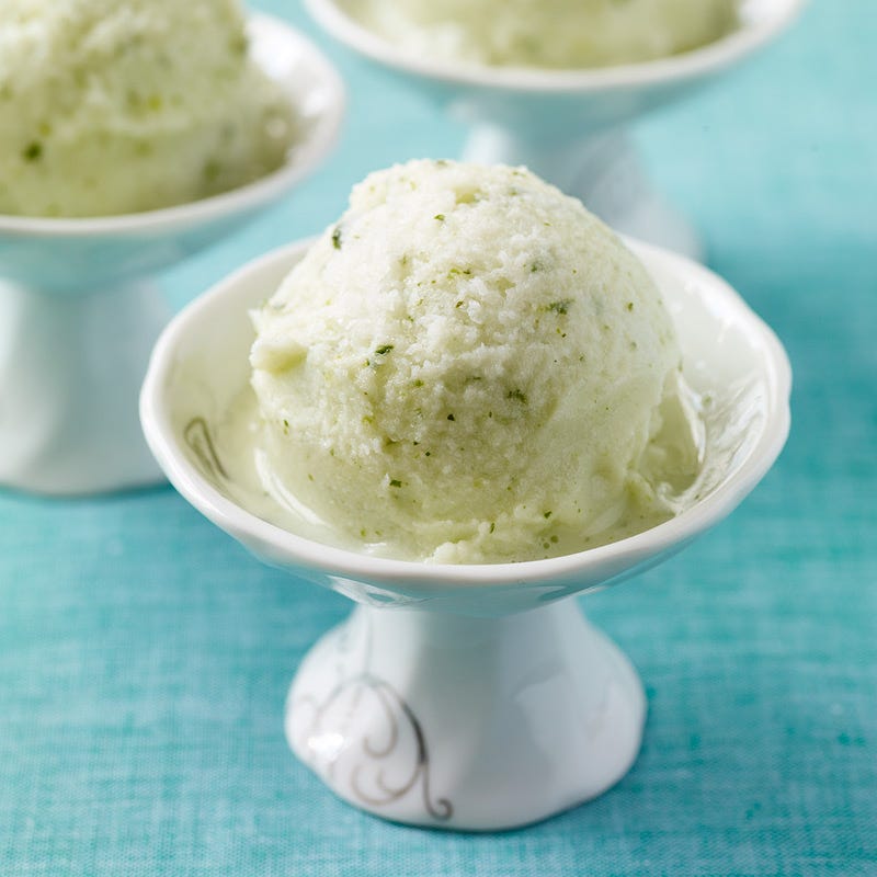 Photo de/du Glace légère au basilic par WW